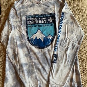 Expedition Everest tie dye long sleeve tee